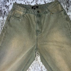 Missguided Womens Jeans Washed Denim With Fade. US Size 8.
